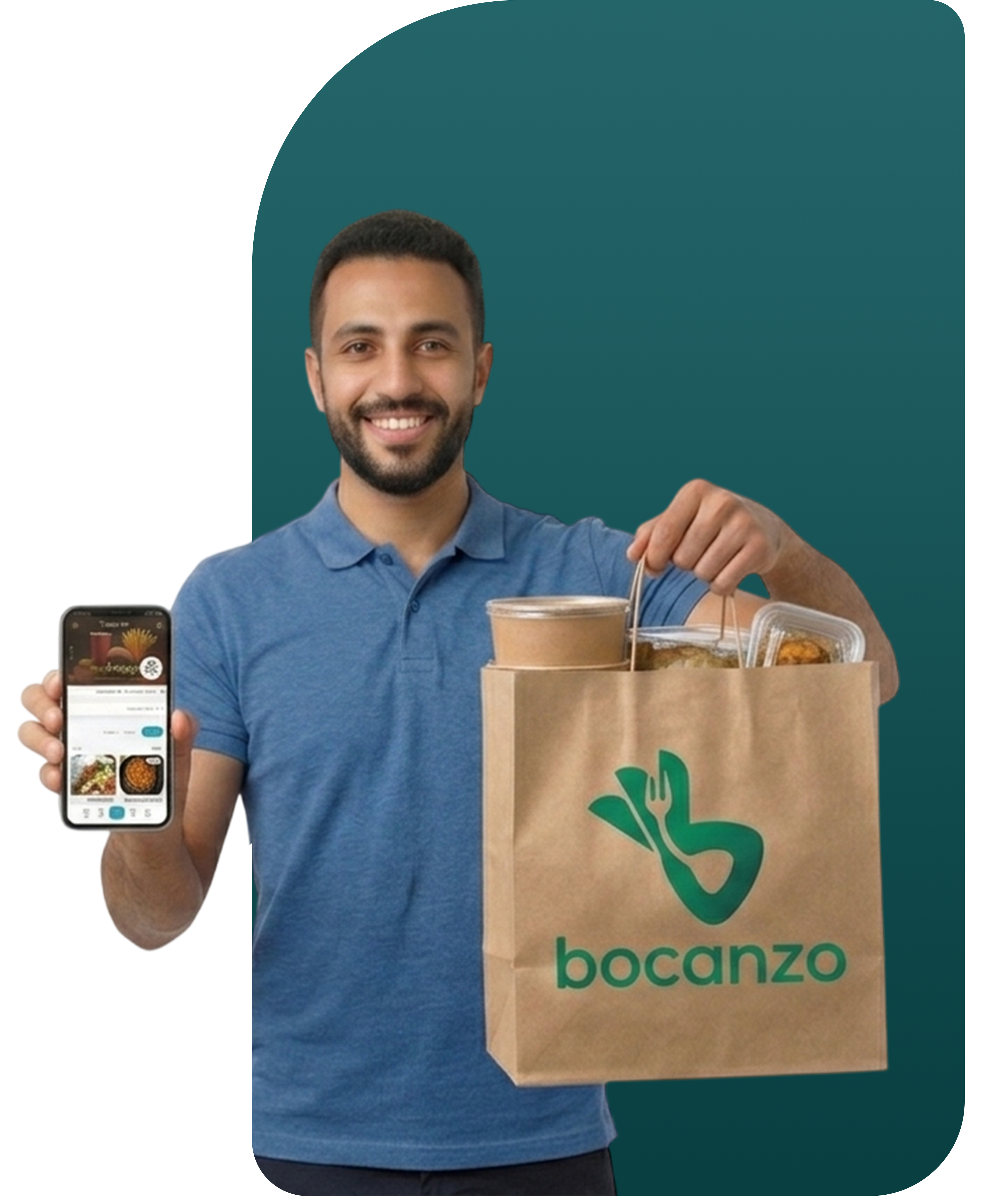 Bocanzo - تجربة طلب من الموبايل
